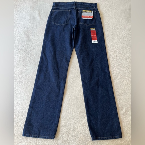 NWT Rustler Classic Men’s Regular Fit Straight Leg Jean 32 X 34 - Picture 8 of 13